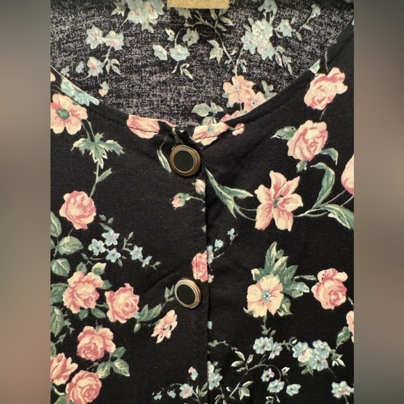 Stash floral short sleeve button down dress from the‎ 90’s size 13/14 - Picture 3 of 10